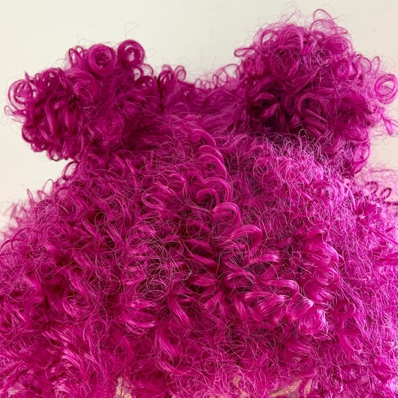 Very Pretty Curly Magenta “Put On & Go” Synthetic Wig for Events or Everyday - Picture 5 of 7